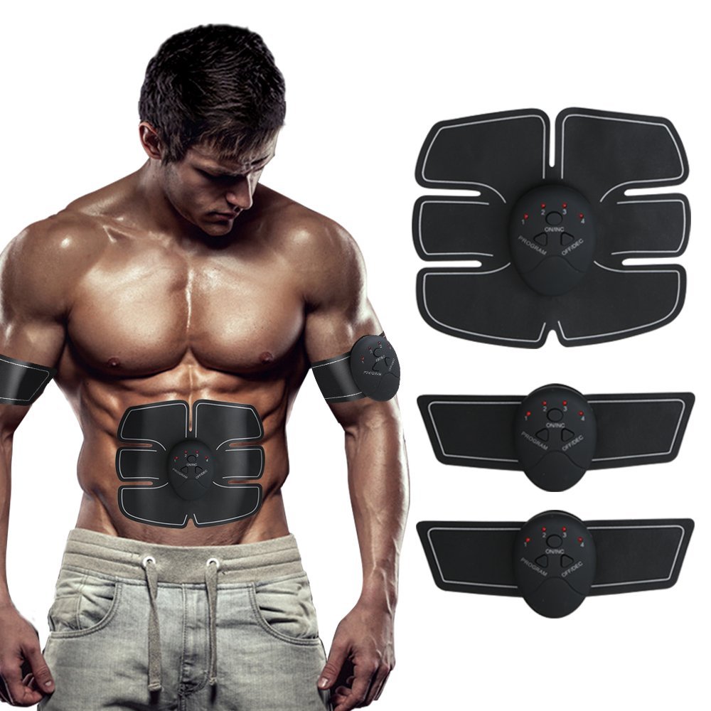 3-pack Ems Muscle Stimulator, Fitness Patch, Electric Muscle Stimulator For  Abs Workouts