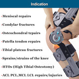 Hinged ROM Post OP Knee Immobilizer Leg