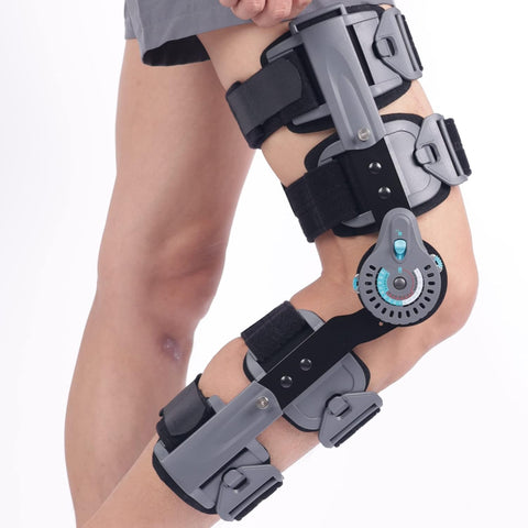 Hinged ROM Post OP Knee Immobilizer Leg